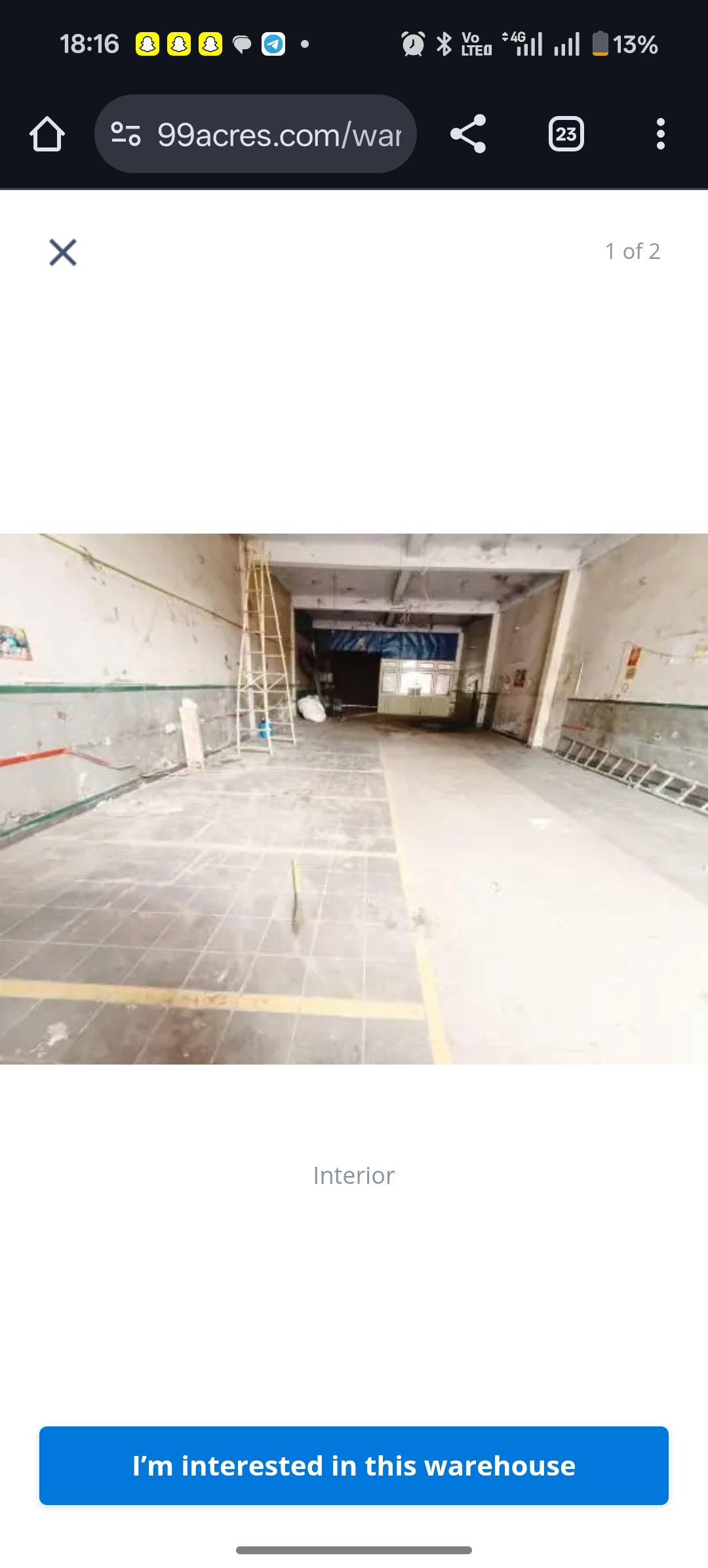 Godown Warehouse (Standalone Building) in Arham Steels, Khatehna Road, Nauvasta, Jaipur House Colony, Agra, Uttar Pradesh